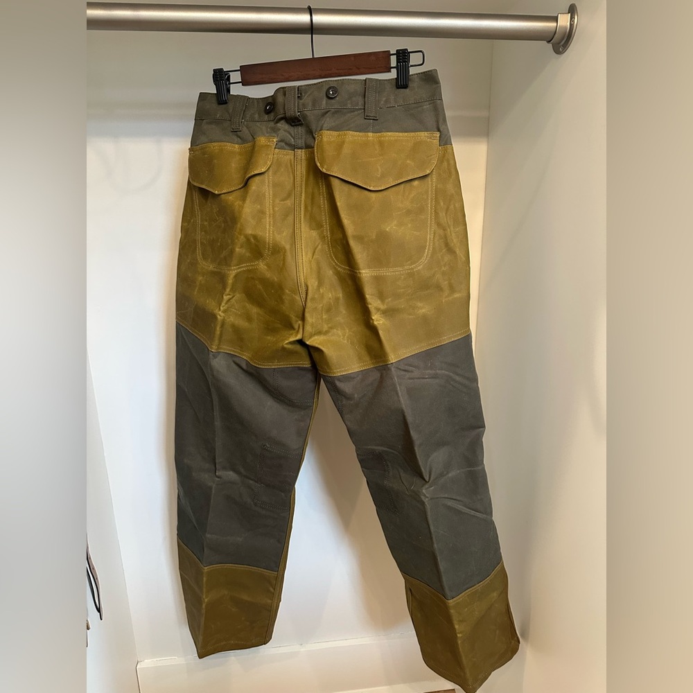 Filson Men's Olive and Tan Hunting Pants